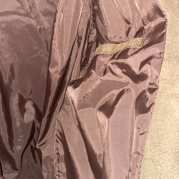 Vintage 70’s WWS Tan Suede Leather Bomber Jacket Pig Split Leather - Picture 12 of 16